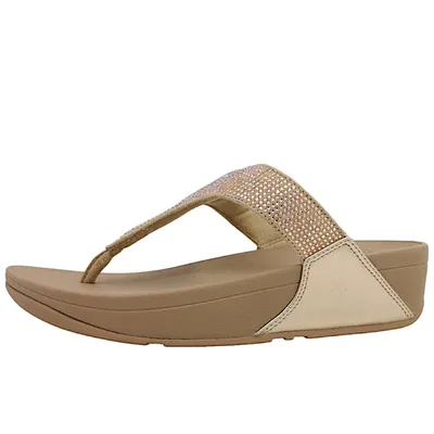 Image de fitflop Lulu Chrystal tong beige