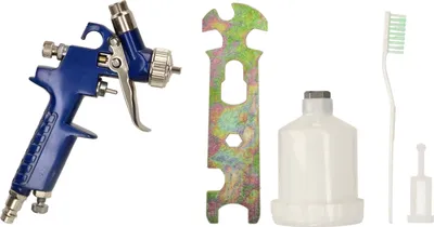 Produktbild von KOTARBAU® Lackierpistole-Set Mini 0,8 mm 125 ml Niederdruck HVLP zum Lackieren3 Einstellungsoptionen