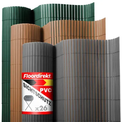 Produktbild von PVC Sichtschutz - Dekoratives Gartenscreen für Windschutz