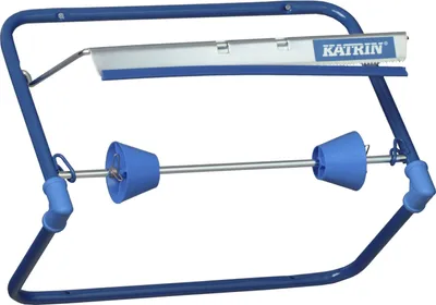 Immagine prodotto di KATRIN® 223005901 Supporto a parete per rotoli di pulizia - blu