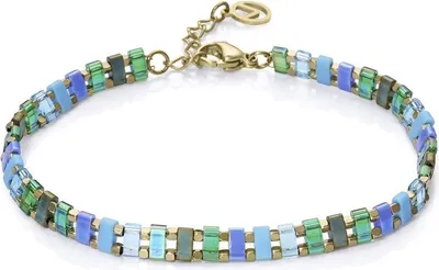 Produktbild von Vergoldetes Damenarmband mit farbigen Kristallen Chic 14167P01016