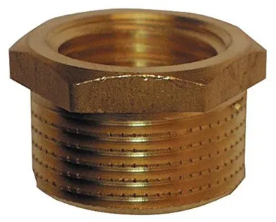 Productafbeelding van Verloopstuk messing met binnen- en buitendraad, 1 1/4 inch x 1 inch