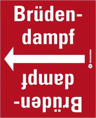 Produktbild von Dreifke® Rohrleitungsband Brüdendampf, praxisbewährt, ab Ø 50mm, rot/weiß, 33...