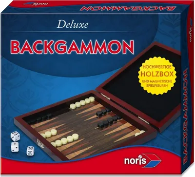 Obrázek produktu pro Noris Deluxe Travel Game Backgammon, Stolní hra, Tradiční, 6 rok/roky