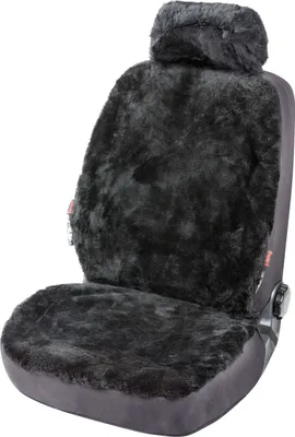 Produktbild von Walser Autositzbezug Iva aus Lammfell Einzelsitz  ZIPP IT schwarz, 20020