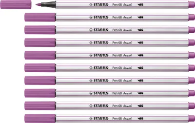 Obrázok produktu pre STABILO Prémiová fixka so štetcovým hrotom pre variabilnú šírku ťahu – Pen 68 brush –…