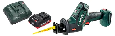 Image de Metabo SSE 18 LTX Compact Akku Reciprosge Sbelsge 18 V 13 mm + 1x batterie LiHD 4,0 Ah + chargeur