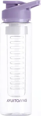 Produktbild von Muitomas Wasserflasche + Infuser 700ml Violett