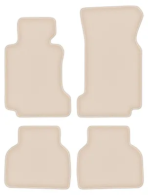Produktbild von Velours-Fußmatten für BMW 7 E38 1994-2001 (Limousine) – 4-tlg, Beige, passgenau – Wielganizator FORTUNA