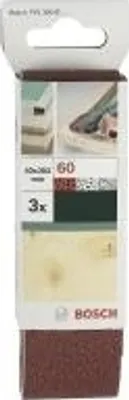 Immagine prodotto di Set di nastri abrasivi Bosch grana 60, 80, 120 (L x P) 303 mm x 40 mm 2609256186 1 set (2609256186)