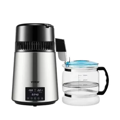 Produktbild von Wasserdestillator, 1,5 L/H Destillationsgeschwindigkeit, Touchscreen-Steuerung, Silber