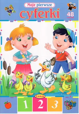 Image de Zeszyt ćwiczeń do nauki pisania cyferek z naklejkami