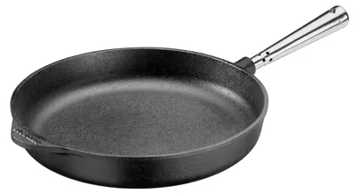 Produktbild von Skeppshult FRY PAN HIGH SK0005 Bratpfanne, 28 cm max. Durchmesser, Gusseisen/Gussaluminium, Induktionsherd-geeignet