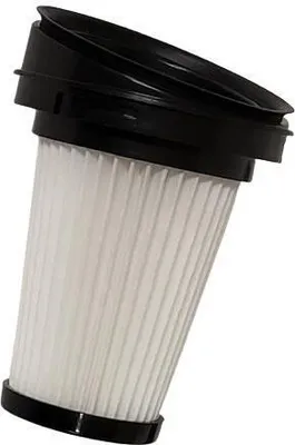 A close-up studio shot of a vacuum cleaner filter against a white background.