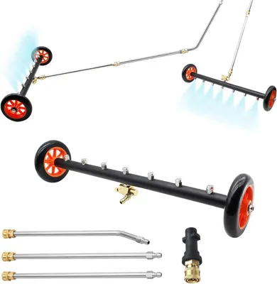 Produktbild von Hochdruckreinigung, Unterbodenreiniger 4000 PSI, 2-in-1, 7 Düsen, 3 Verlängerungsstangen, für Fahrzeuge