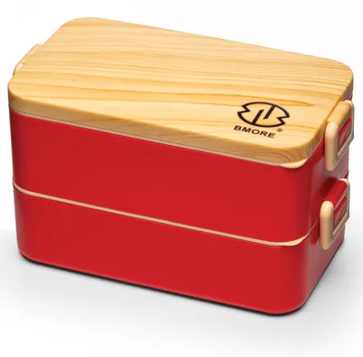 Produktbild von 1000ml Bento Lunchbox mit Besteck und Fächern