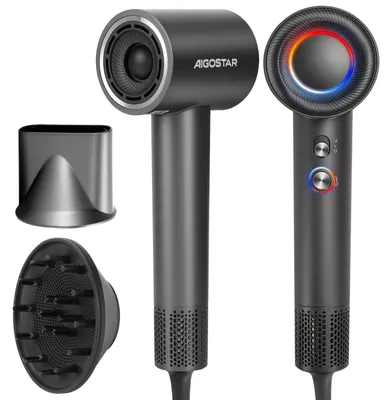 Obrázok produktu pre Fén Aigostar s ionizačnou technológiou, 1600 W, s difúzorom, motor BLDC s 110 000 otáčkami za minútu