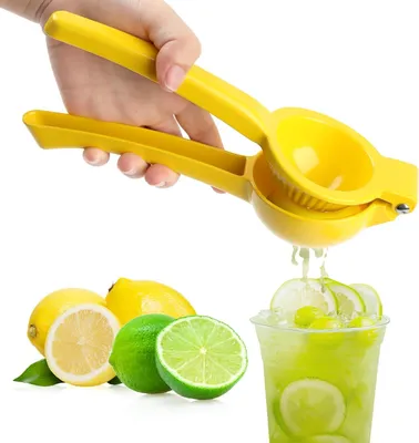 Produktbild von Citruspresse - 7 cm - Spülmaschinenfest - Ergonomischer Griff - Gelb
