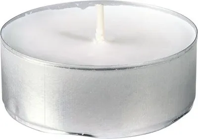 Produktbild von 100x Duni Maxi Teelichte, 10 Std. Ø 56 mm 10 Std. Weiß Pflanzenöl-Mischung