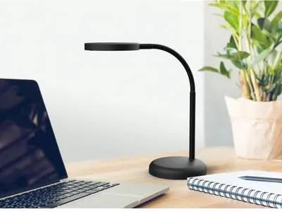 Immagine prodotto di Lampada da tavolo a LED Mauljoy bianco caldo LED nero confezione da 12