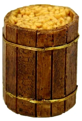 Produktbild von Krippenzubehör, Erntefass, Höhe 3,5 cm