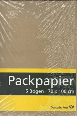 Produktbild von Deutsche Post - Packpapier 5 Bogen - 70 x 100 cm