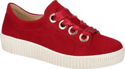 Produktbild von Gabor 43.330 Damenschuhe - Halbschuhe - Sneaker rot Freizeit NEU