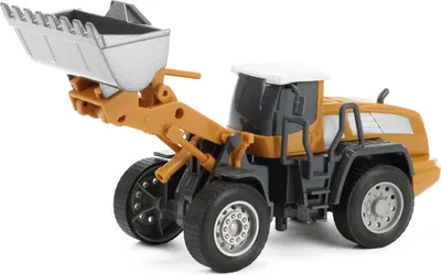 Image de Toi-Toys - METAL Véhicule de chantier - Chargeuse sur pneus 1:55 Véhicule de chantier Jouet Enfants robuste chantier de construction