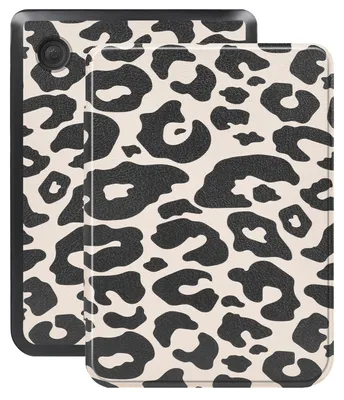 Productafbeelding van imoshion Design Slim Hard Case Bookcase voor de Kobo Clara Colour / BW - Leopard