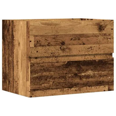 Immagine prodotto di Mobiletto da bagno in legno di recupero 60x38,5x45 cm in materiale ligneo