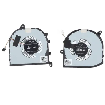 Obrázok produktu pre Ventilátor CPU GPU pre notebook, 4-pólový, nízkohlučný náhradný ventilátor pre notebook XPS 15 9570 XPS 15 7590 5530 5540