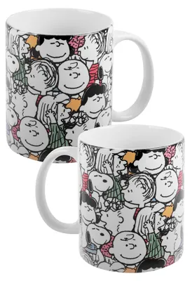 Snoopy Allover Keramik Kaffeebecher 320 ml