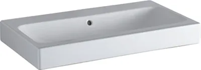 Image de Geberit iCon lavabo 750x485mm blanc, sans trou de robinetterie, 124078000