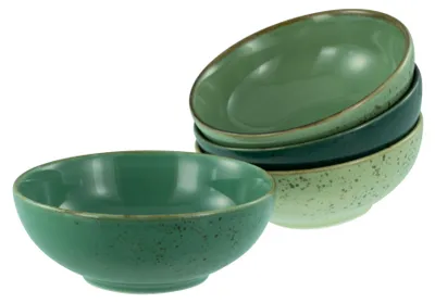 Produktbild von CreaTable, 22878, Nature Collection Green life, Smoothie Bowl 4-tlg, Steinzeug