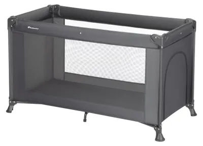 Image de Bebeconfort Sweet Dreams, 0-3 ans (0-15 kg), Lit de voyage léger pour bébés, Grand matelas rembourré, Fenêtre latérale, Avec sac de voyage,Mineral Graphite