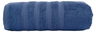 Produktbild von Saunatuch in der Größe 70x200 cm aus Baumwolle, weich und saugfähig, Farbe: blau