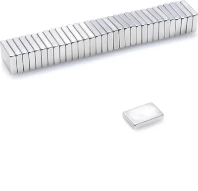 Produktbild von Neodym Magnete 10 x 7 x 2 mm N38 Quader Case - 10 Stück, Extrem stark, Magnettafeln, Kühlschränke, Whiteboards, DIY