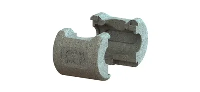 Produktbild von GWK EPP-Box Serie KH-F DN25 silbergrau für Kugelhahn mit kurzer Spindel und Innengewinde