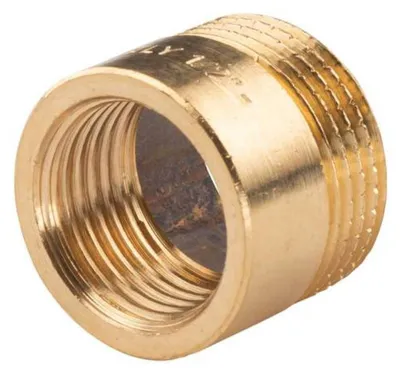 Produktbild von Messing Gewinde-Fitting Reduzierung 3/4'AG (DN 20) - 1/2'IG (DN 15) - schwere Ausführung