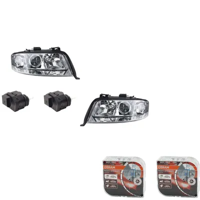Zdjęcie produktu dla Johns, Reflektory + Osram Night Breaker Laser pasują do Audi A6 4B 01-05 +Zestaw L R 6Y0941295 4B0941003BJ 4B0941004BJ