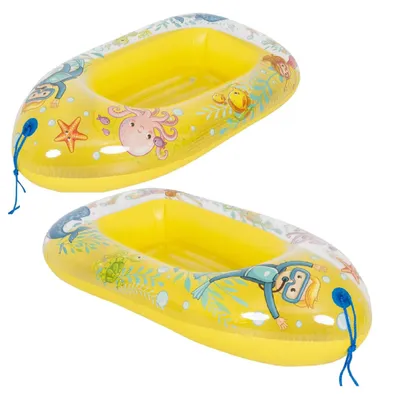 Produktbild von Aufblasbares Schwimmbötchen 112×70 cm – Gelb 37593