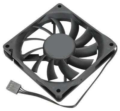 Zdjęcie produktu dla Wentylator radiatora procesora z regulacją PWM, 4-pinowy, do chłodzenia komputera PC, 12 V, regulacja prędkości, ultracienki, do komputerów stacjonarnych