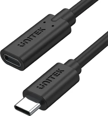 Produktbild von UNITEK C14086BK USB Kabel USB 3.2 Gen 2 (3.1 Gen 2) 0 5 m USB C Schwarz