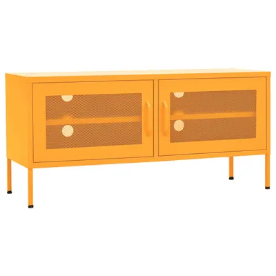 Produktbild von vidaXL TV-Schrank Senfgelb 105x35x50 cm Stahl