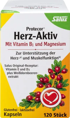 Zdjęcie produktu dla Kapsułki Salus Protecor Heart Active, 120 kapsułek