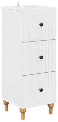 Obrázok produktu pre vidaXL Komoda Biela 33 x 34,5 x 90 cm Drevotrieska