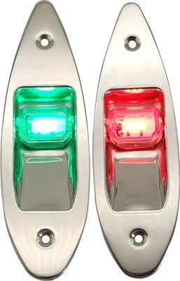 Produktbild von Hollex 12 V Edelstahl-LED-Navigationslichter Steuerbord und Backbord