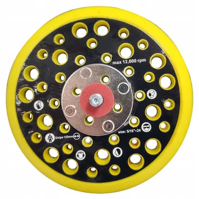 Produktbild von Magma Klett-Schleifscheibe Druckluft 125mm Mehrloch