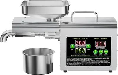 Produktbild von Ölpressmaschine, automatische Temperaturregelung, Edelstahl-Design, T2S