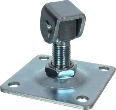 Produktbild von NAJDER Torband M20 mit Platte 100x100 mm Verstellbares Scharnier Tür Torscharnier Angel mit Schrauben und Muttern (M20 mit Platte 100x100 mm)